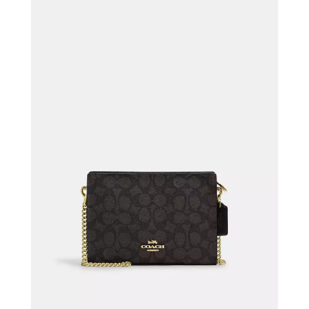 Slim Crossbody In Signature Canvas